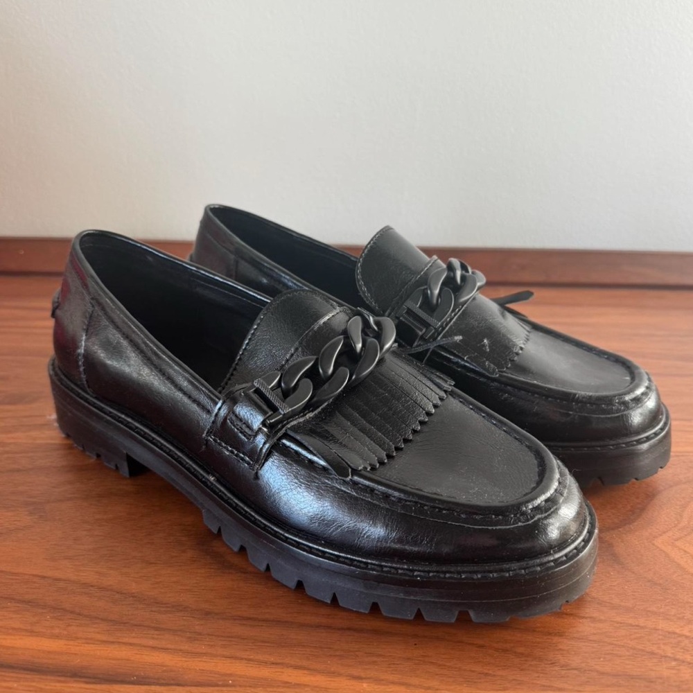 Black Steve Madden Loafers